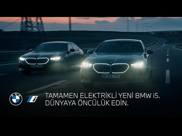TAMAMEN ELEKTRİKLİ YENİ BMW i5. DÜNYAYA ÖNCÜLÜK EDİN.