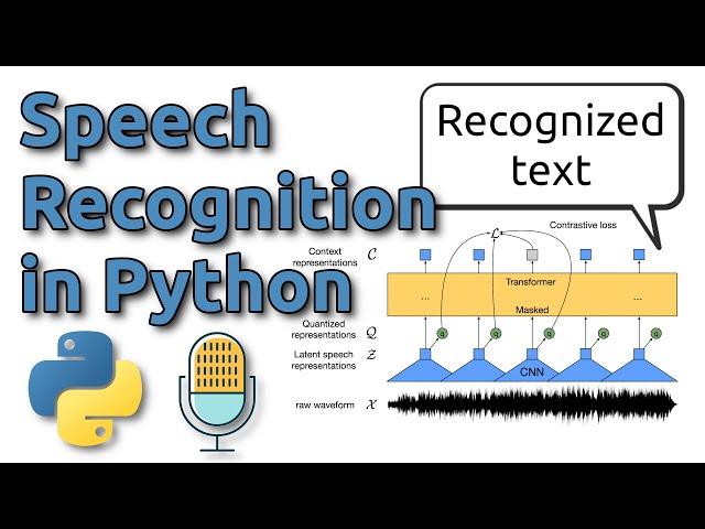 Speech Recognition in Python | finetune wav2vec2 model for a custom ASR model