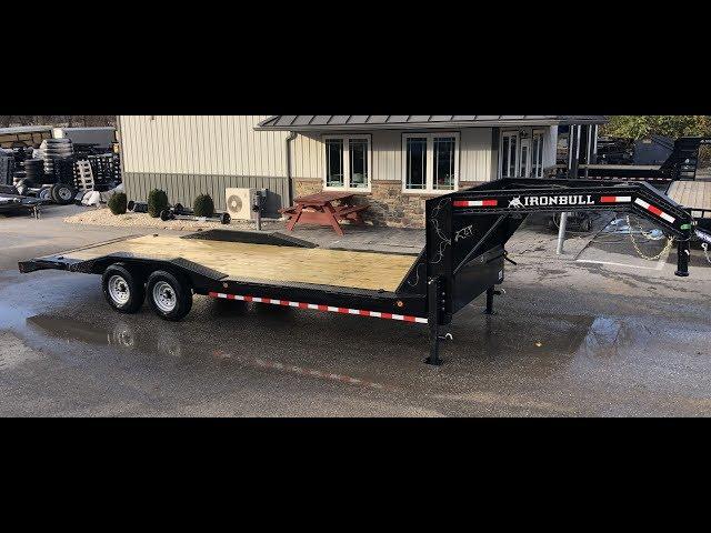 Ironbull 102x24' Gooseneck Car Hauler Trailer 14000# GVW ETG0224072