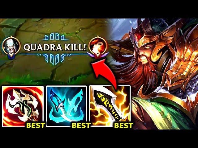 TRYNDAMERE TOP CAN 1V9 WITH YOUR EYES 100% CLOSED (S+ TIER) - S14 Tryndamere TOP Gameplay Guide