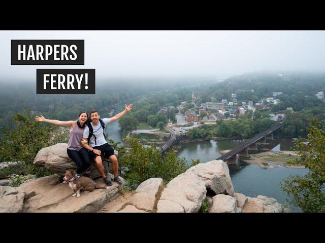 Exploring Harper’s Ferry in West Virginia | Maryland Heights Overlook + historic sights!