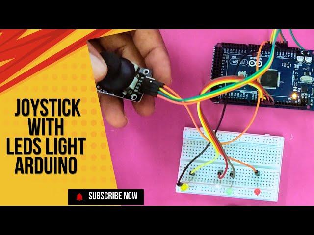 controlling leds using arduino joystick , Arduino projects , science project , inspire award project