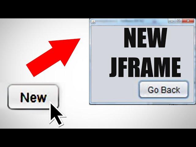 Java SWING #32 - Open New JFrame on Button Click in Java Netbeans