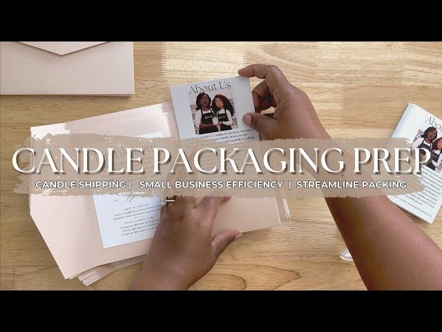 Efficient Candle Packaging Prep || Tips for Streamlining Your Order Packing Process || NO TALKING