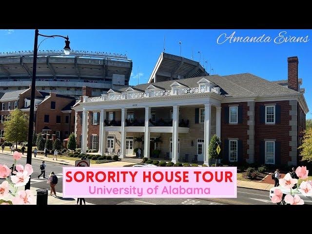 SORORITY HOUSE TOUR BAMA~ University of Alabama ~ Alpha Omicron Pi