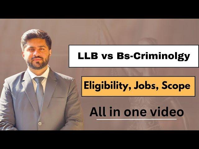 LLB  Vs Criminology  |  Adv Malik Aqib Hazoor