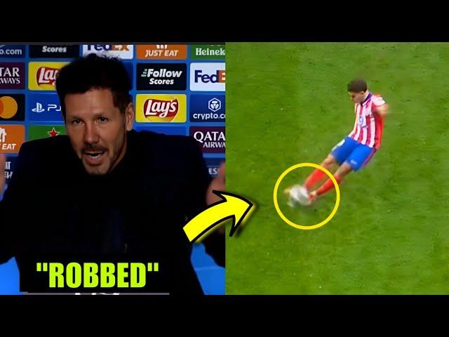 Diego Simeone Angry Reaction to Julian Alvarez's Disallowed Penalty Goal vs Real Madrid 