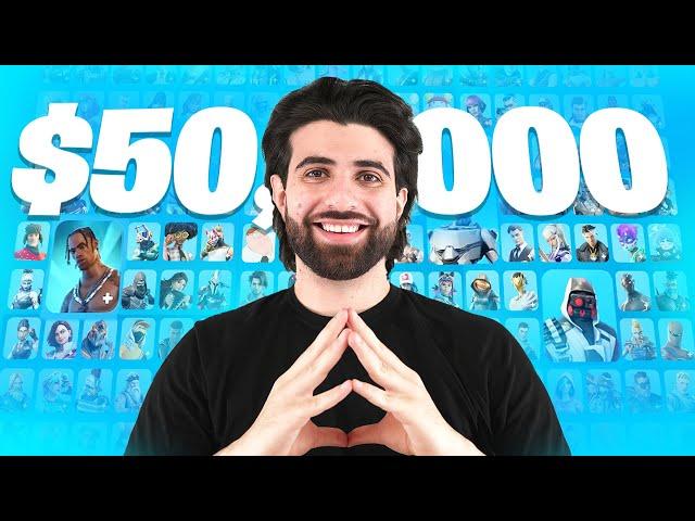 Revealing My $50,000 Fortnite Locker!