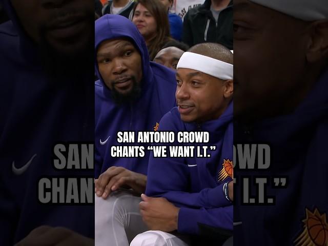 Fans in San Antonio wanted to see Isaiah Thomas ️