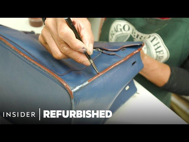 How A $10,000 Hermès Birkin Handbag Is Professionally Restored | Refurbished