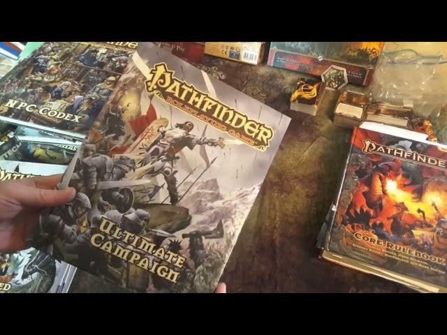 My Pathfinder Collection - Part 1 | #Pathfinder 1e | #RPG #Pathfinder2e