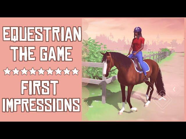 EQUESTRIAN THE GAME ⭐ Horse & Character Creation ⭐ Tutorial