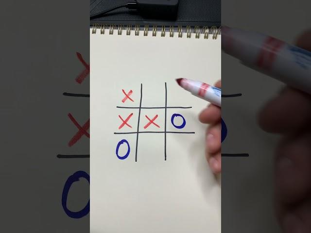 Tic-tac-toe Best win #hack ever. You’re welcome. #win knots and crosses