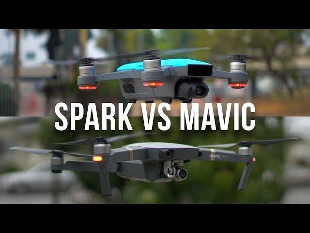 DJI Spark vs Mavic Pro - Review and Comparison