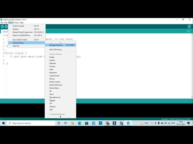 How to include libraries in Arduino ide||How to add library in Arduino from github