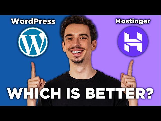 Hostinger vs Wordpress Website Builder: Which is better? (2025)