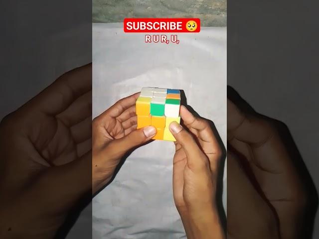 Easy Rubik's Cube Solve with the Sexy Move Formula! #shorts #viral