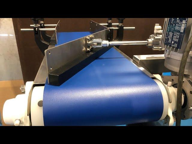 Swipe Arm Reject Belt Conveyor Fabricated in the UK