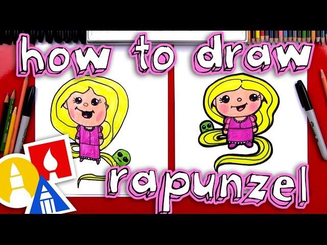 How To Draw Cartoon Rapunzel