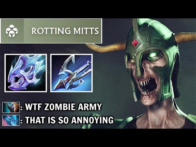 NEW ROTTING MITTS + Moon Shard Undying Destroy All w. Zombie Army Epic Fun 5k Gameplay Dota 2