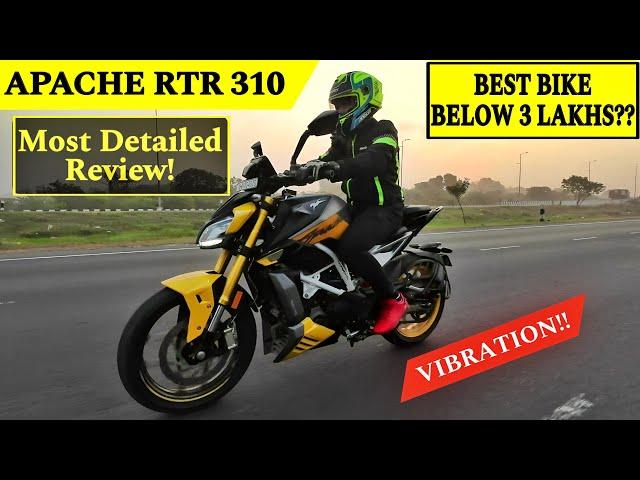 Apache RTR 310 - Detailed Review | PerformanceVibration Issues?