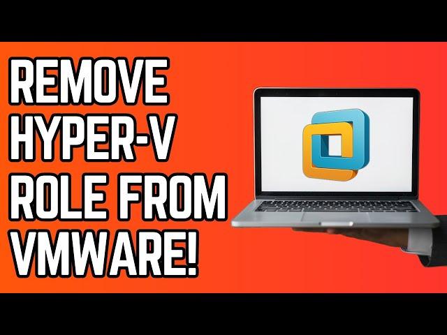 How to Remove Hyper V Role from VMware (2024)