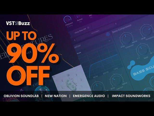 VSTBuzz Deals #18/2023 - Up to 90% off Impact Soundworks, New Nation, Oblivion Sound Lab & Emergence