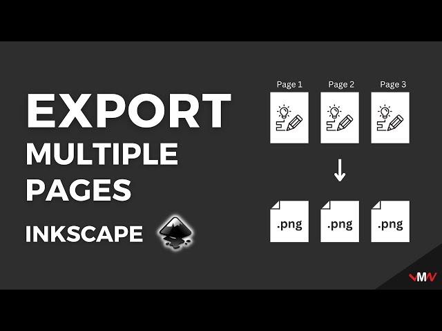 How to export multiple pages in Inkscape | Inkscape Short Tutorials