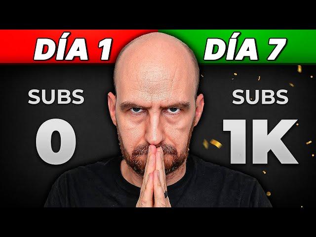 0  1,000 Suscriptores en 7 Días con 1 Video: Paso a Paso