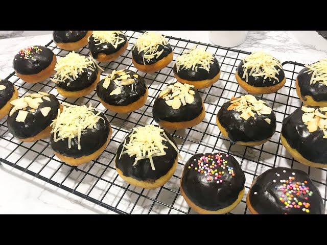 RESEP DONAT MINI TANPA MIKSER TANPA ULEN ANTI GAGAL II DONATNYA GEMOY EMPUK BANGET