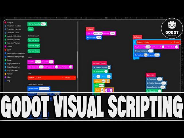 New Godot Visual Scripting Language - Block Coding