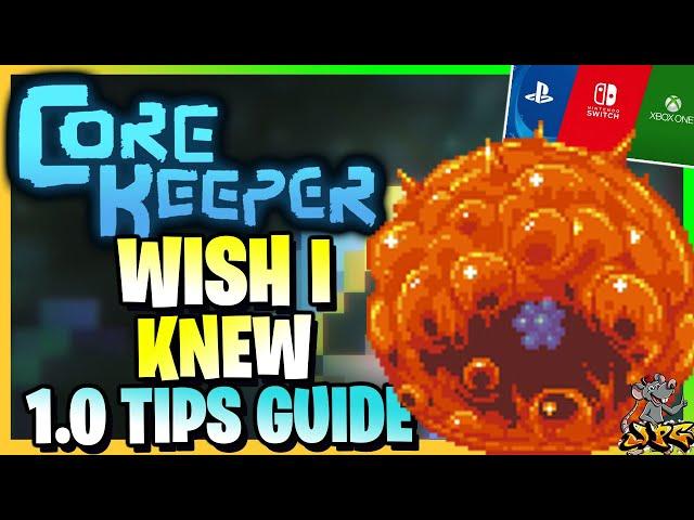 CORE KEEPER - WISH I KNEW 1.0 Tips! PS5/Ps4/Xbox GP & Switch Beginners Guide! + First 4 Bosses