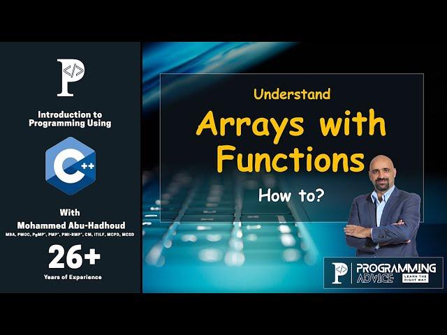 Lesson #40 - Arrays with Functions