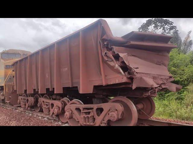 ACIDENTE COM LOCOMOTIVAS NA CARAJAS