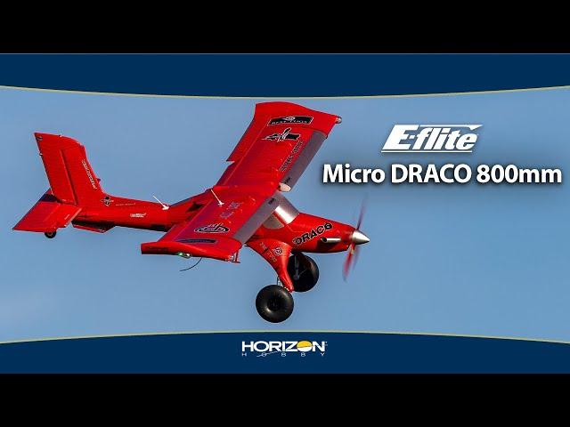 E-flite Micro DRACO 800mm — Officially-Licensed Model of Mike Patey’s Ultimate Bush Plane!