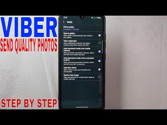   How To Send High Quality Photos On Viber 