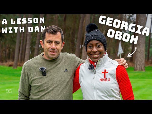 Ladies European Tour Player Georgia Oboh Sharpens her Short Game! | A lesson with Dan | Episode 6