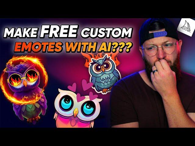 Use AI Art to Make Custom FREE Emotes! | [Canva for Streamers Tutorial]