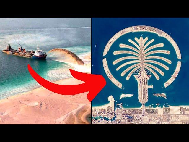 The Creation Of Dubai's Palm Island