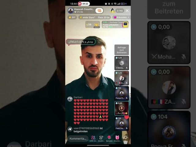 گفت و گوی کاووش آزاداندیش با مسلمانان Kaoosh freethinker live ON tiktok