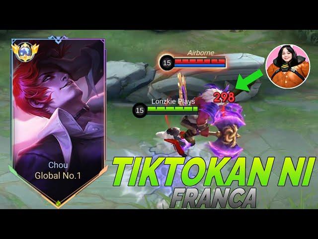 GLOBAL NO. 1 CHOU vs TOP PHILIPPINES FRANCO?? (tiktokan)!!!