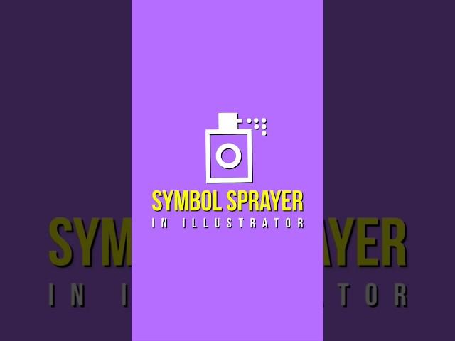 Symbol sprayer in Illustrator explained ....#illlustrator #design #graphicdesign #tips #tricks