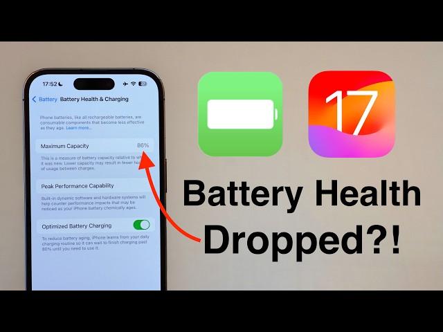 Your iPhone Battery Health DROPPED After iOS 17? Here's Why!