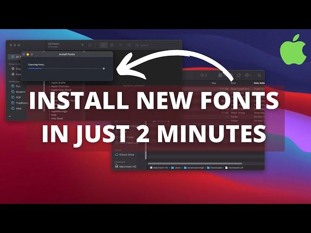 How to Add New Fonts on Mac - Install New Font