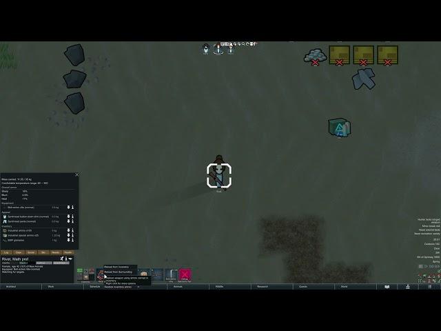 RimWorld - Yayo's Combat - Reloading multiple weapons (Simple Sidearms)