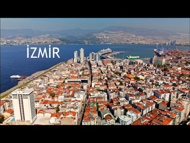 Views from Izmir Alsancak Cyprus Martyrs Street - Shot on DJI MINI 4 PRO