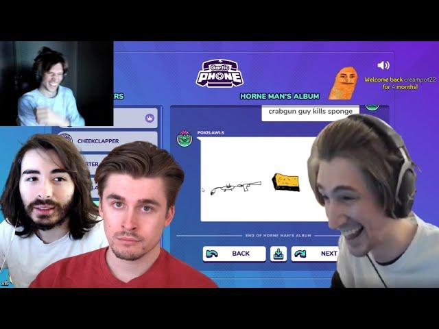 xQc Plays Gartic Phone ft. Pokelawls, m0xyy, Cyr, WillNeff, moistcr1tikal, Ludwig