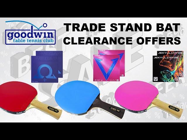 Custom Table Tennis Bat Testing At The Goodwin Table Tennis Club, Hull - Trade Stand Bats