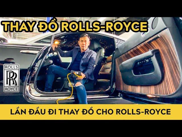 Lần đầu đi thay đồ xe siêu sang Rolls Royce Wraith như thế này đây...! | Autodaily