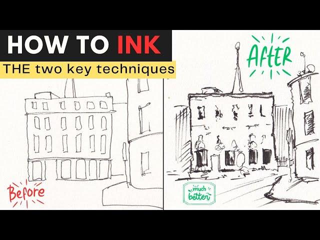 How to Draw with Ink and Pens - The ONLY two things you need to know